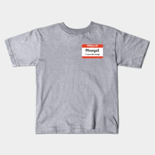 Hello my name is Manjot Kids T-Shirt